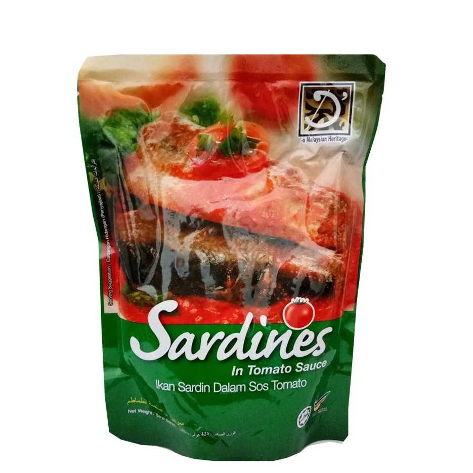 D HERITAGE SARDIN VIRAL TOMATO 425G