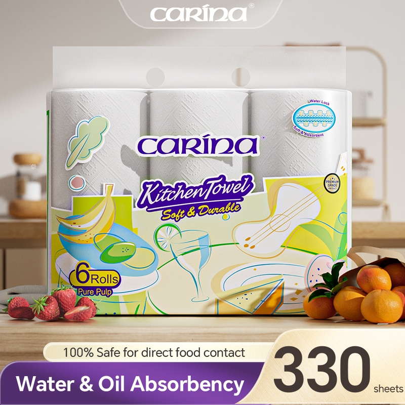 CARINA KITCHEN TOWEL 6 ROLLS