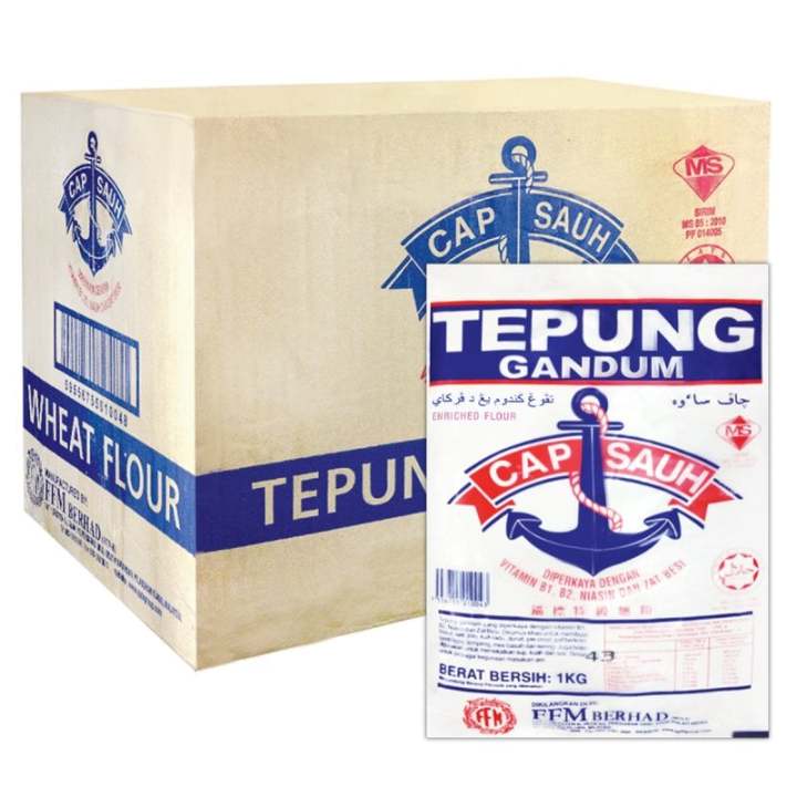TEPUNG GANDUM CAP SAUH BORONG 10X1KG